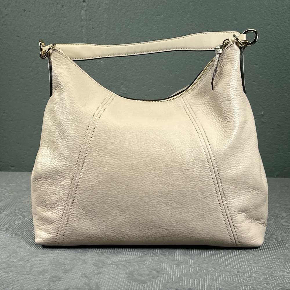 MICHAEL KORS Sienna Soft Pink Pebbled Leather Large Convertible Shoulder/Hobo - Picture 4 of 14